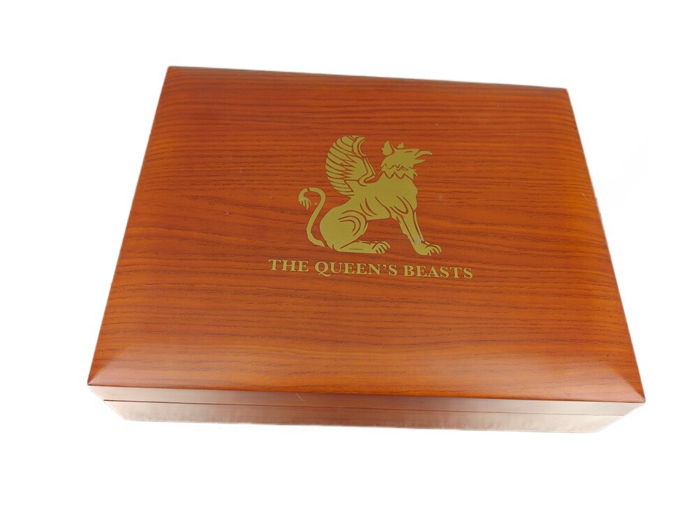 10 x 1/4 Oz Queens Beast gouden set