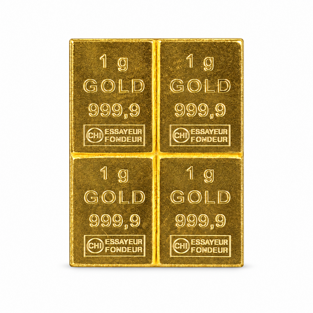 10 x 1 Gram goudbaartje divers