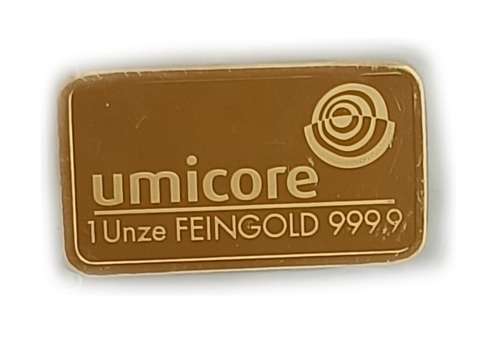 1 Oz goudbaar Umicore
