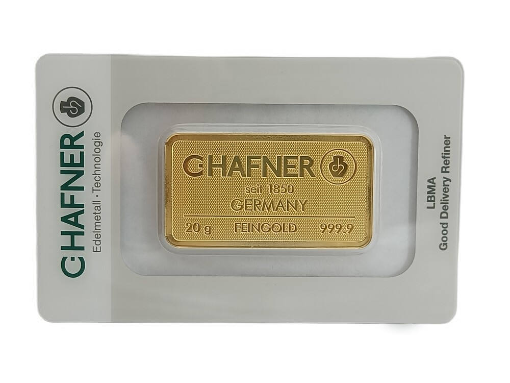 20 Gram goudbaar Hafner