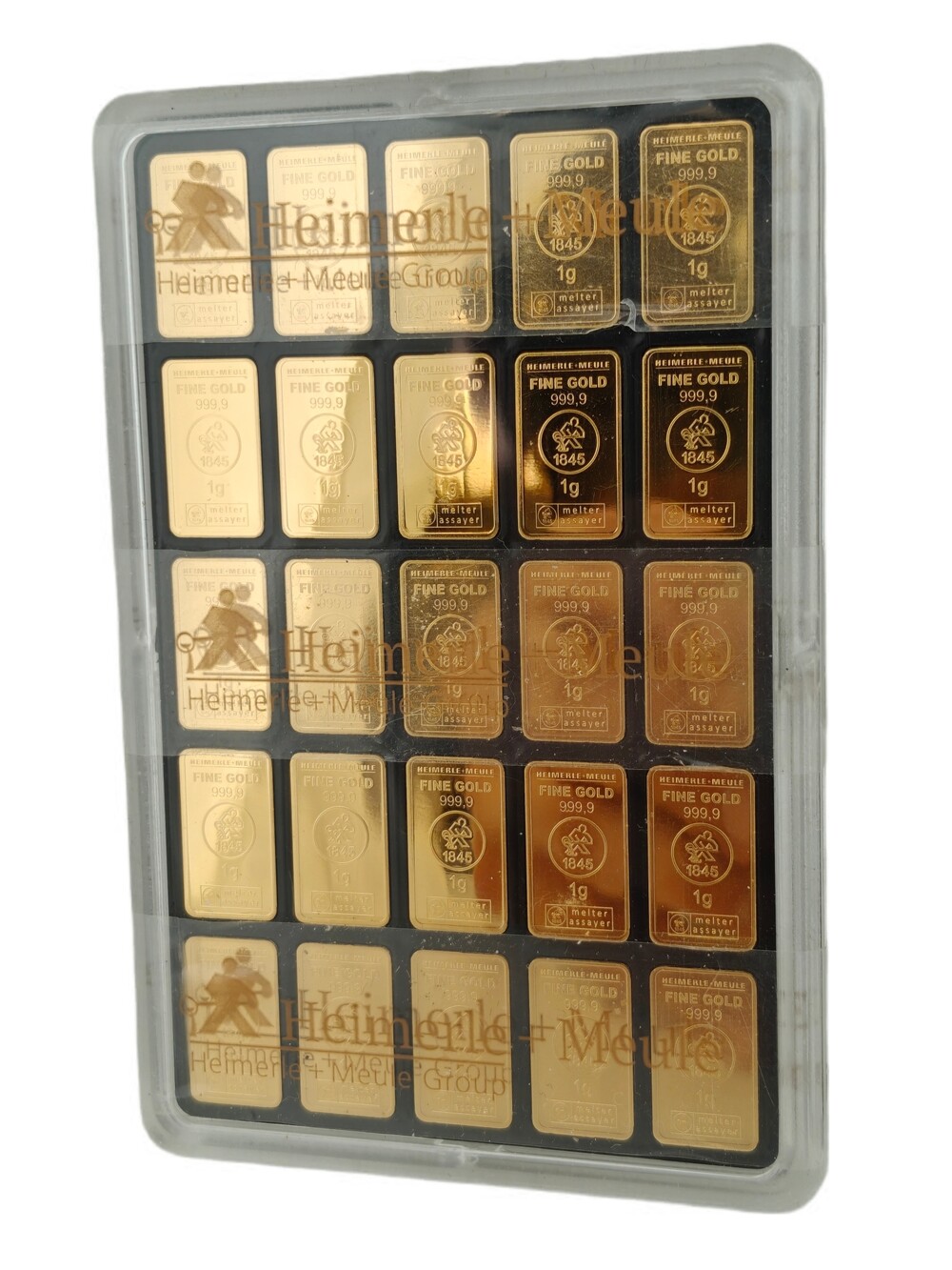25 x 1 Gram goudbaar multipack Heimerle & Meule