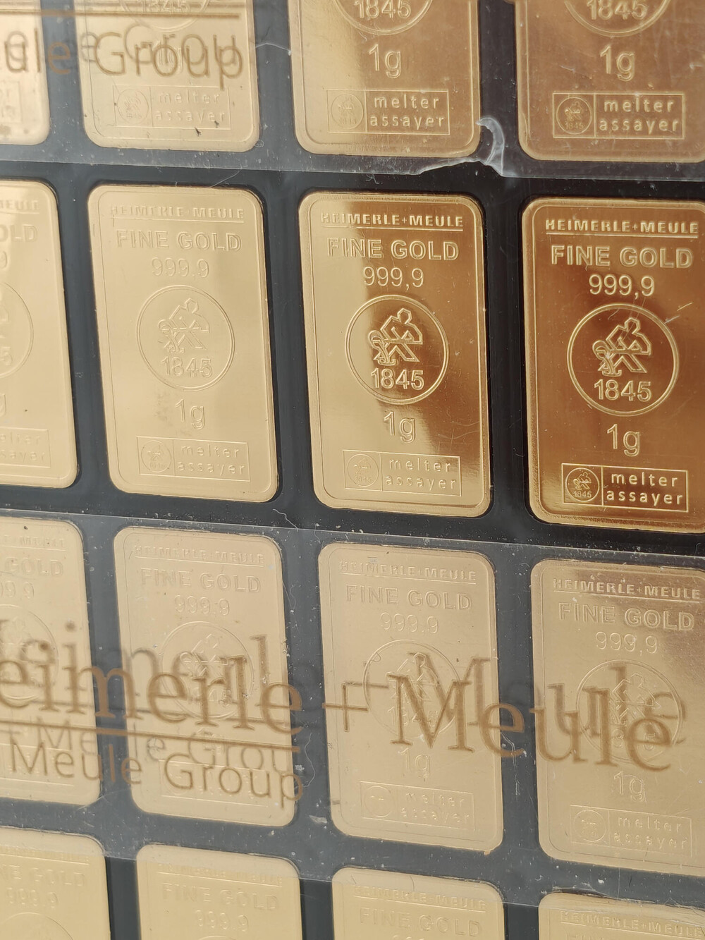 25 x 1 Gram goudbaar multipack Heimerle & Meule