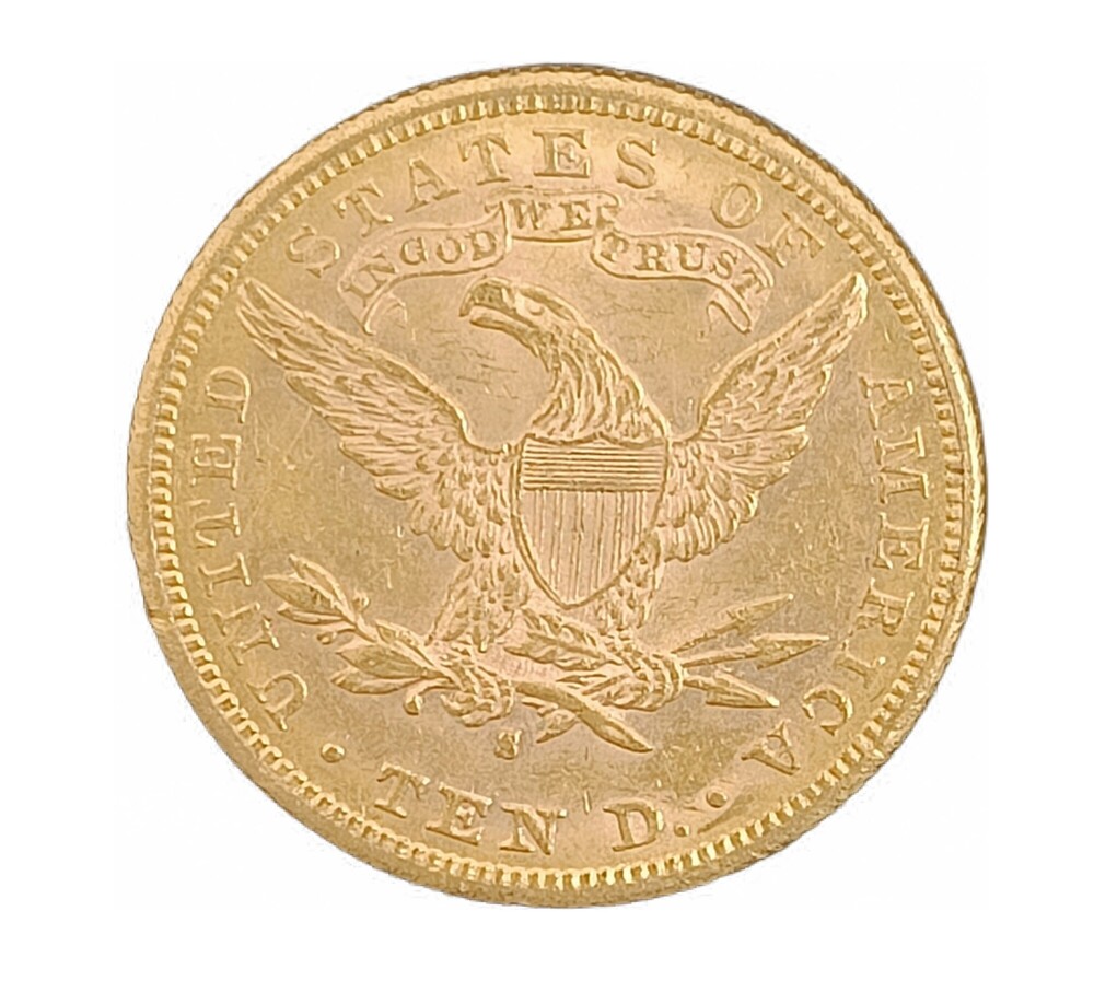 Gouden $ 10 USA Liberty Head
