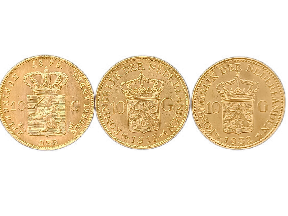 10 x Gouden tientje