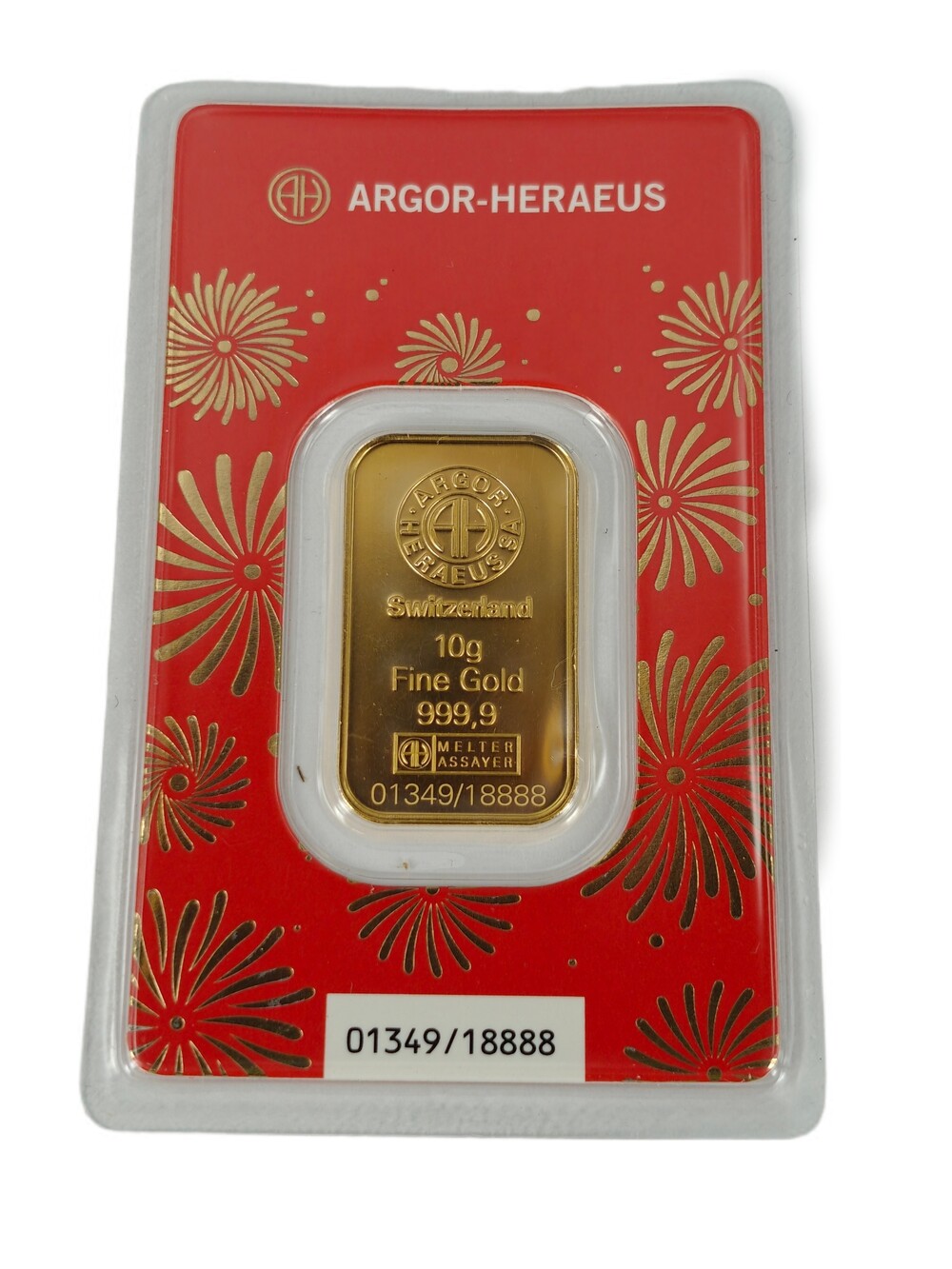 10 Gram goudbaar Argor Heraeus Snake 2025