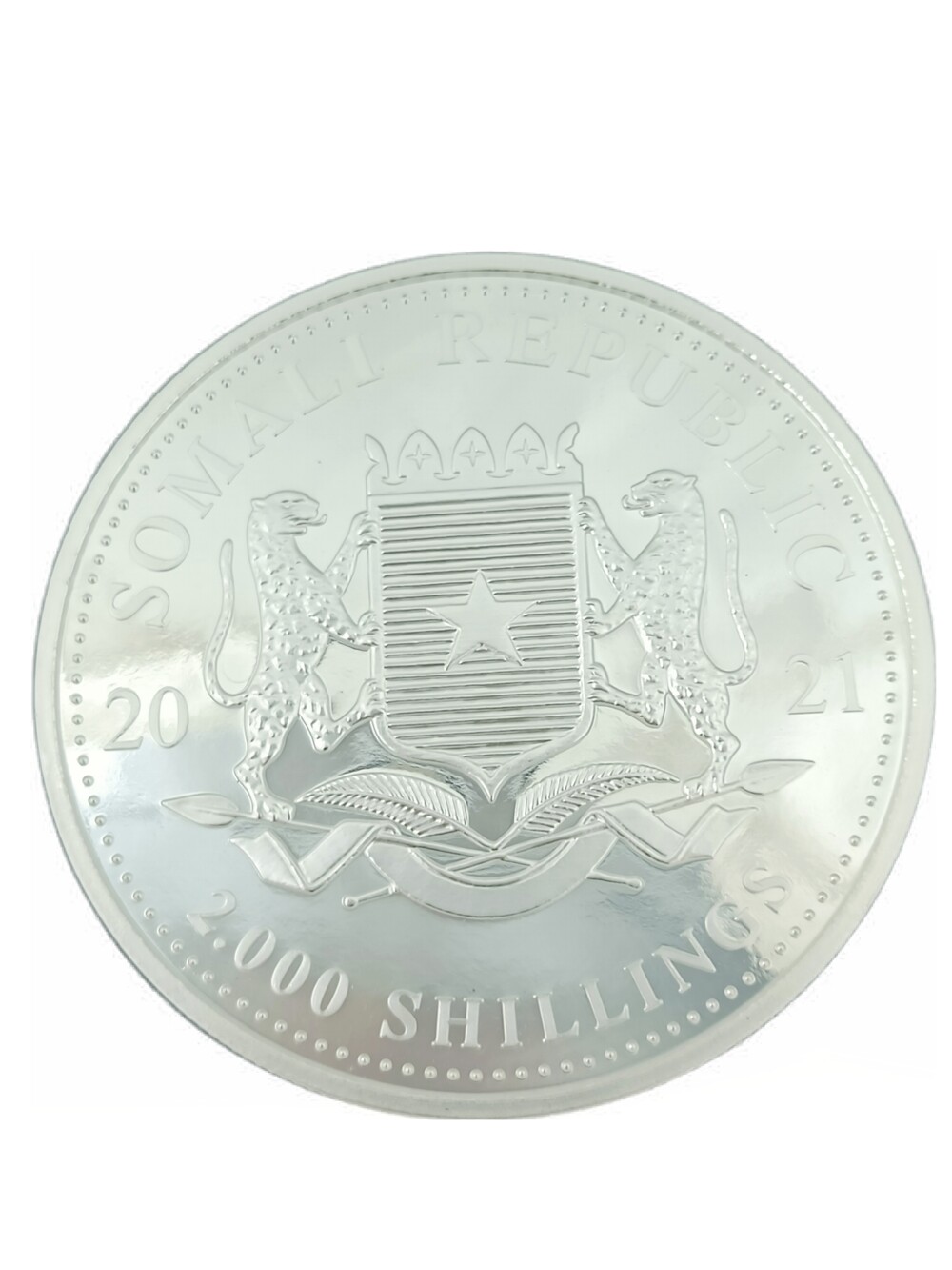 1 Kilo zilveren Somalia Elephant