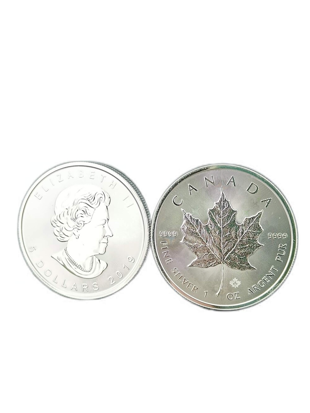 25 x 1 Oz zilveren Maple Leaf
