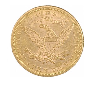 Gouden $ 10 USA Liberty Head