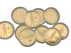 10 x Gouden enkele dukaat