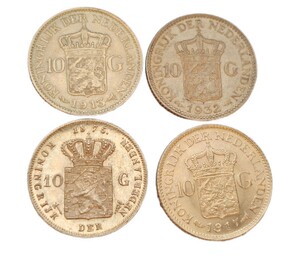 4 x Gouden tientje