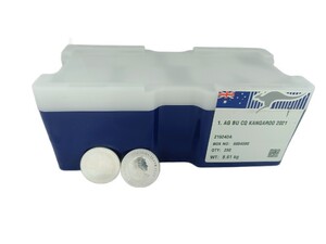 250 x 1 Oz zilveren Kangaroo monsterbox