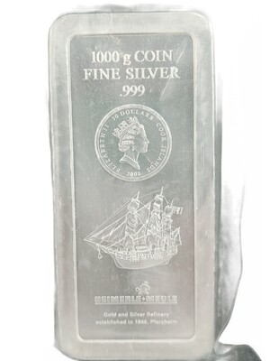 1 Kilo zilveren muntbaar Cook Islands