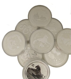 1 Kilo zilveren Lunar divers