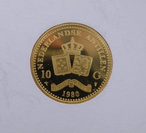 nederlandse antillen gouden munt