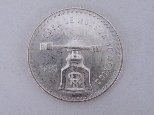 una onza troy de plata pura zilver Mexico