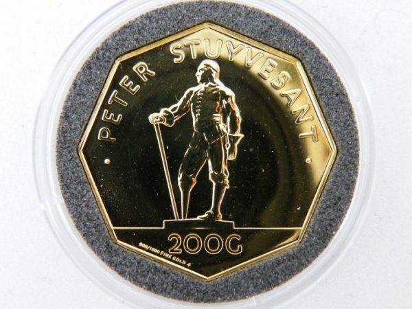 200 gulden nederlandse antillen goud 1977