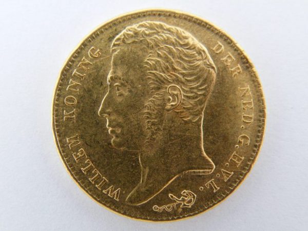 Gouden tientje Willem 1 1825B