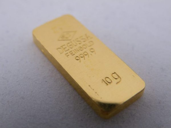 10 gram goudbaar Degussa kopen