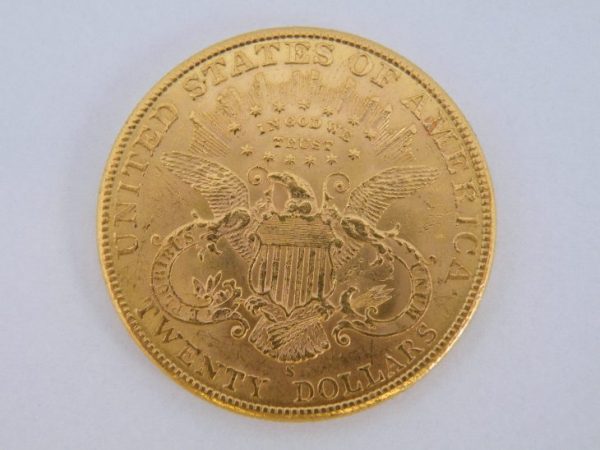 $ 20 twenty dollar goud 1907