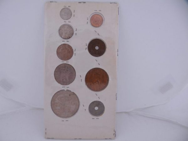 Nederlands Indie zilveren munten set