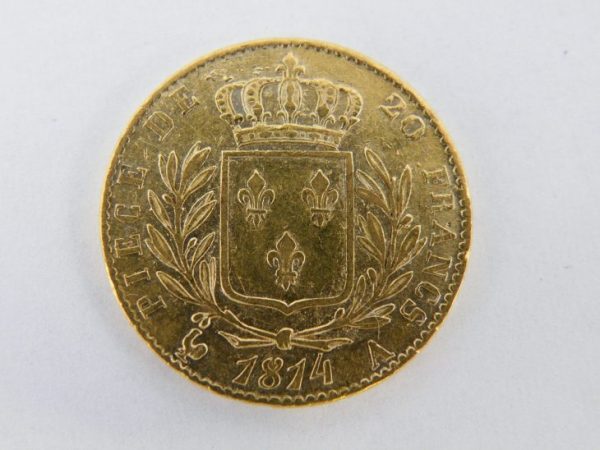 20 francs goud louis XVIII