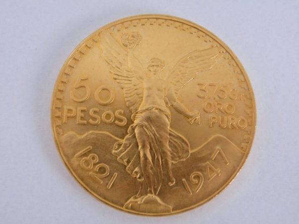 50 Pesos Mexico gouden munt