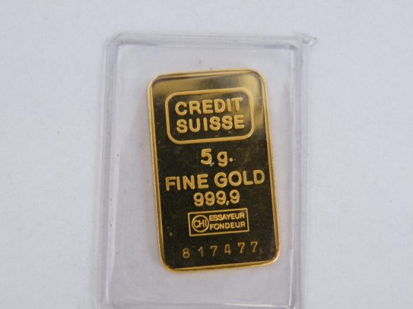 5 gram credit suisse goudbaar