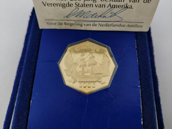 200 gulden goud Nederlandse Antillen 1976