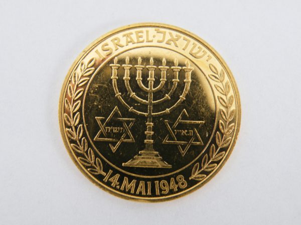 Israel David ben Gurion gouden munt