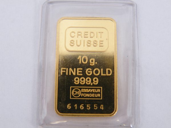 Credit Suisse 10 gram goudbaar
