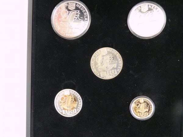 Maarten Harpertsz Tromp goud en zilver set munten