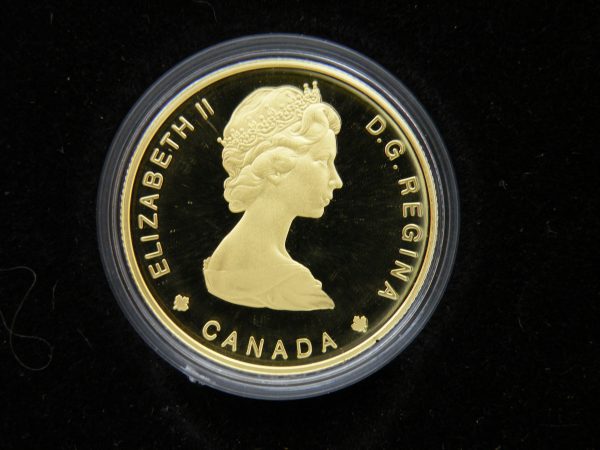 Gouden $ 100 Canada munt half troy ounce goud 1985