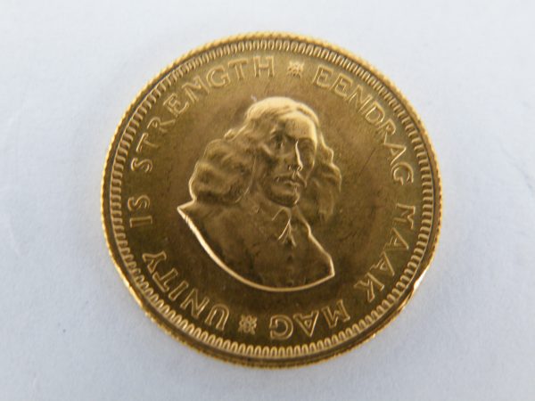 1 Rand Zuid-Afrika 1965 gouden munt