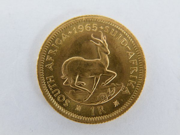 1 Rand Zuid-Afrika 1965 gouden munt