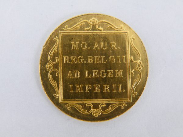 Gouden enkele dukaat 1927 achterkant