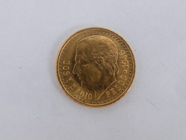 2,5 Pesos Mexico goud gouden munt