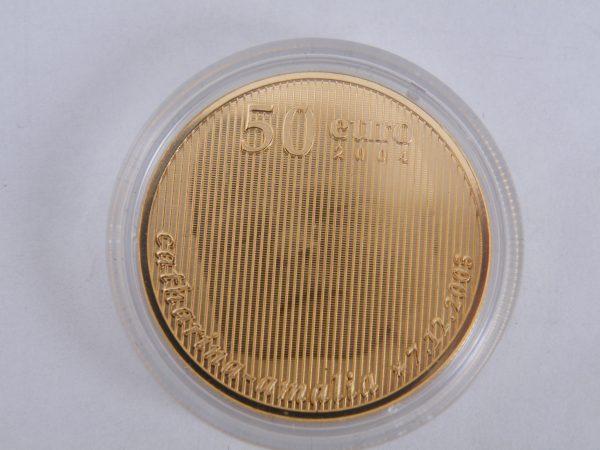 50 euro gouden munt geboortemunt 2003