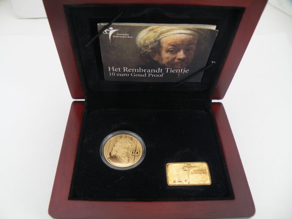 Gouden tientje € 10,- Rembrandt 2006