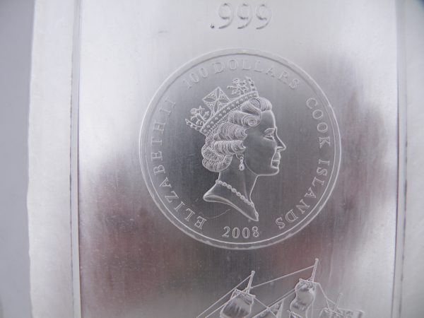 100 troy ounce zilveren muntbaar Cook Islands