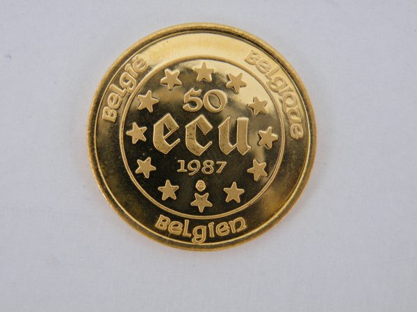 50 Ecu gouden munt 1/2 troy ounce goud