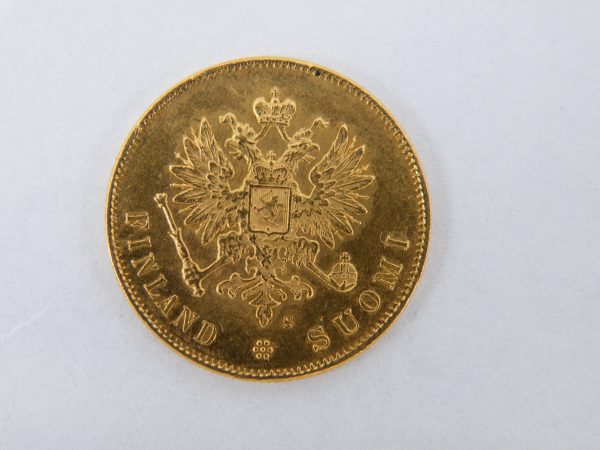 10 Markaa gouden munt Finland