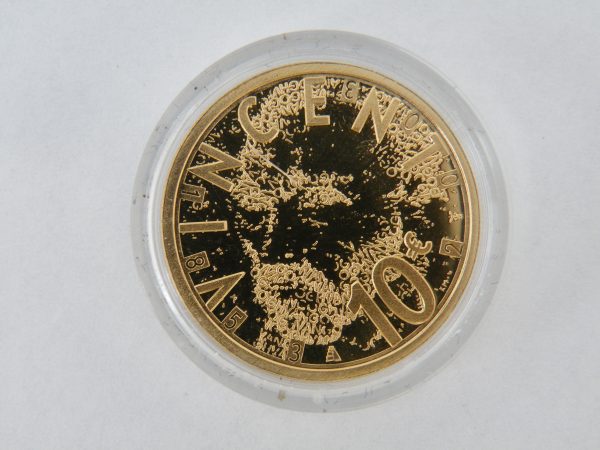 Gouden tientje € 10 van Gogh tientje gouden munt