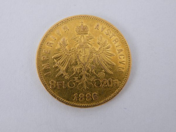 Gouden 8 Florin 20 Francs Oostenrijk