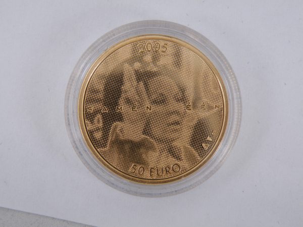 Gouden € 50 jubileummunt Beatrix 2005