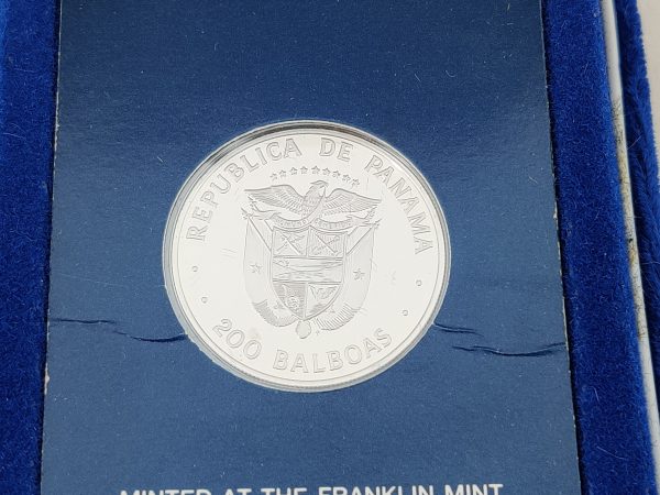 200 Balboa platina munt Franklin Mint