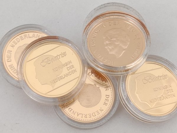 Gouden 6,72 gram munten Antillen en Aruba