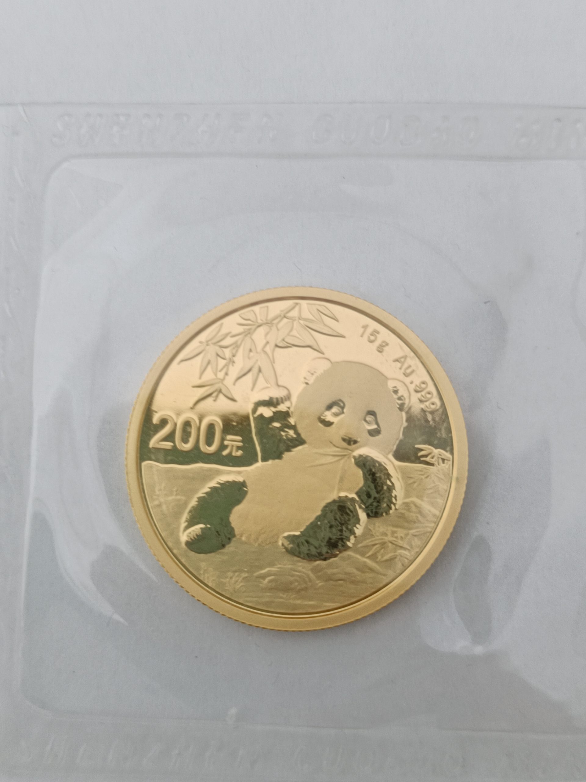 Gouden panda China 15 gram