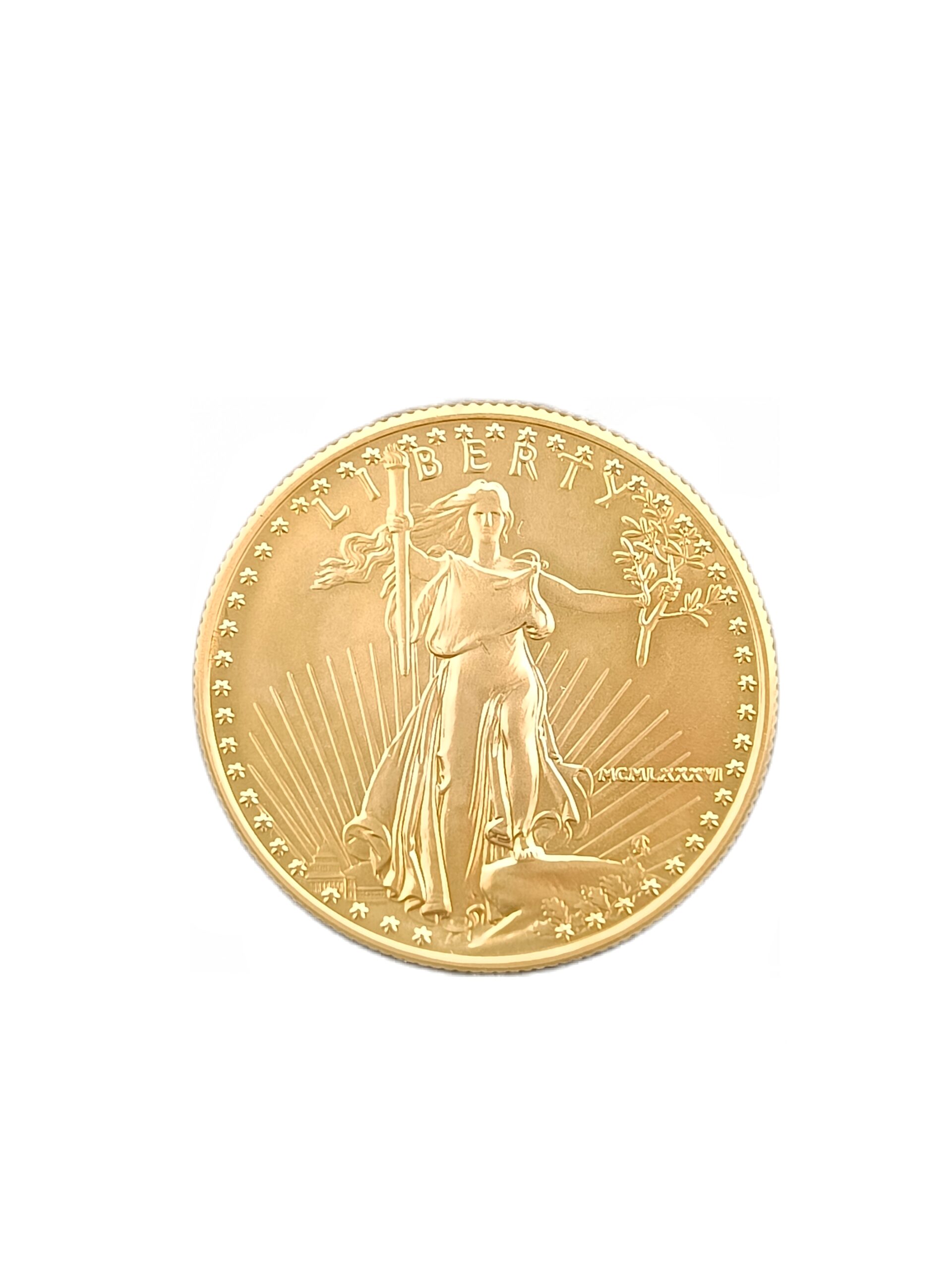 Gouden 1/2 Oz Eagle Liberty USA