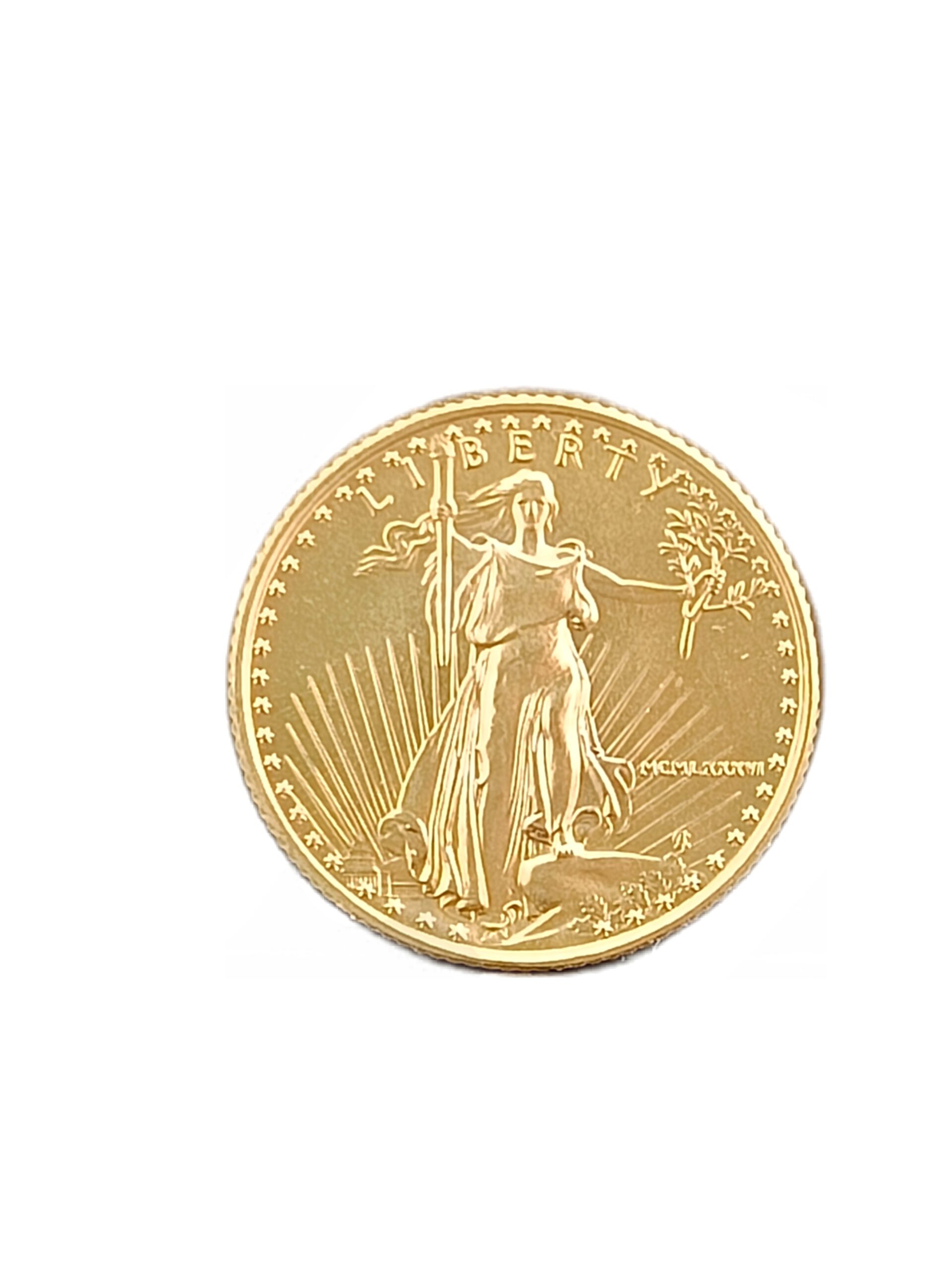 Gouden 1/10 oz Eagle USA Liberty